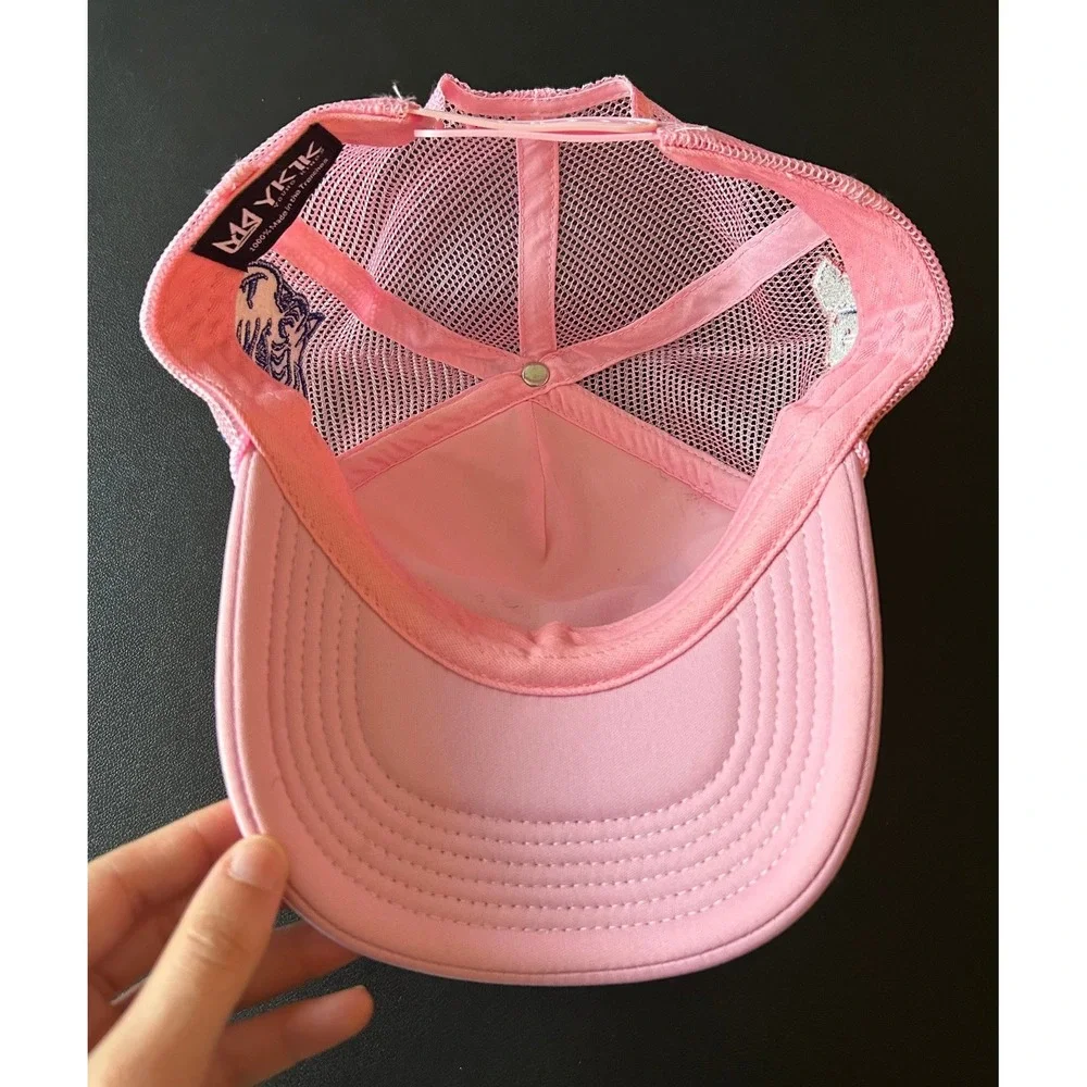 YKIK Young Kings TSU Tennessee State University Tigers Trucker Hat Pink Snapback